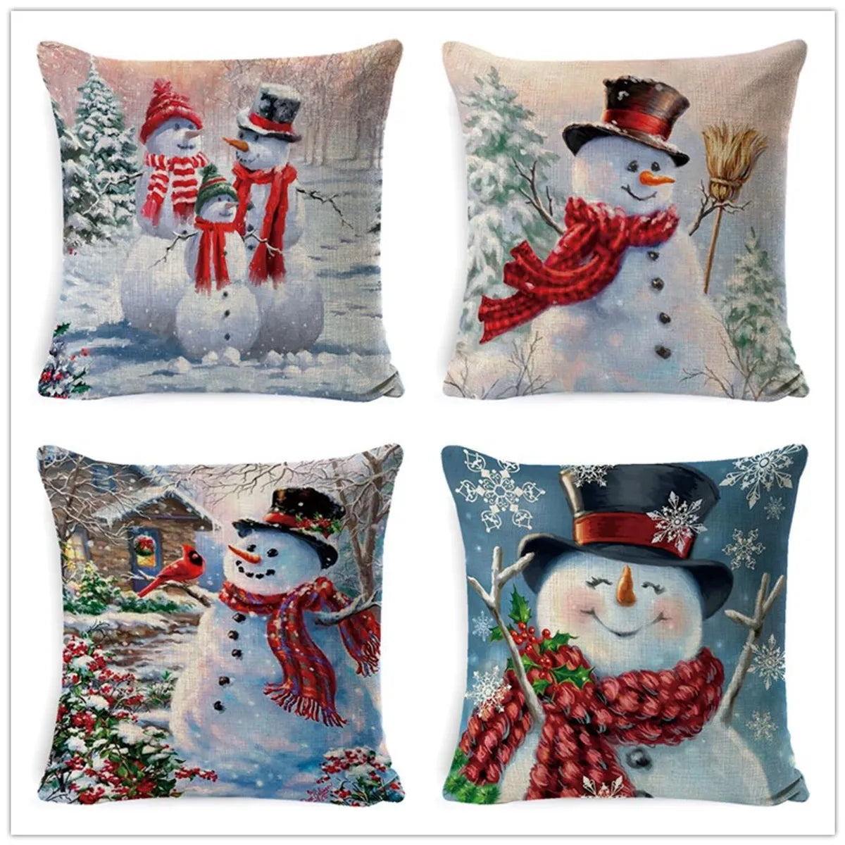 New  Christmas Pillow Case Linen Peach Leather Sofa Waist Pillow Cushion Cover Set Pillow Case Wholesale