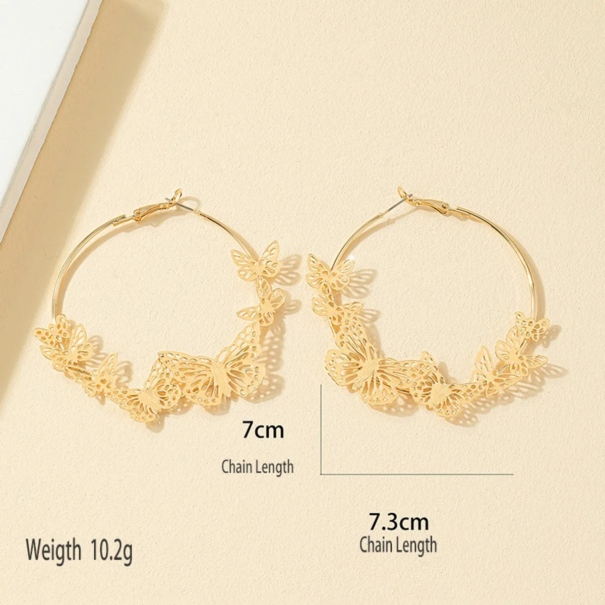 Ins Style Luxurious Lady Geometric Alloy Women's Earrings