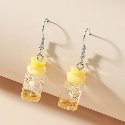 Simple Style Fruit Alloy No Inlaid Earrings