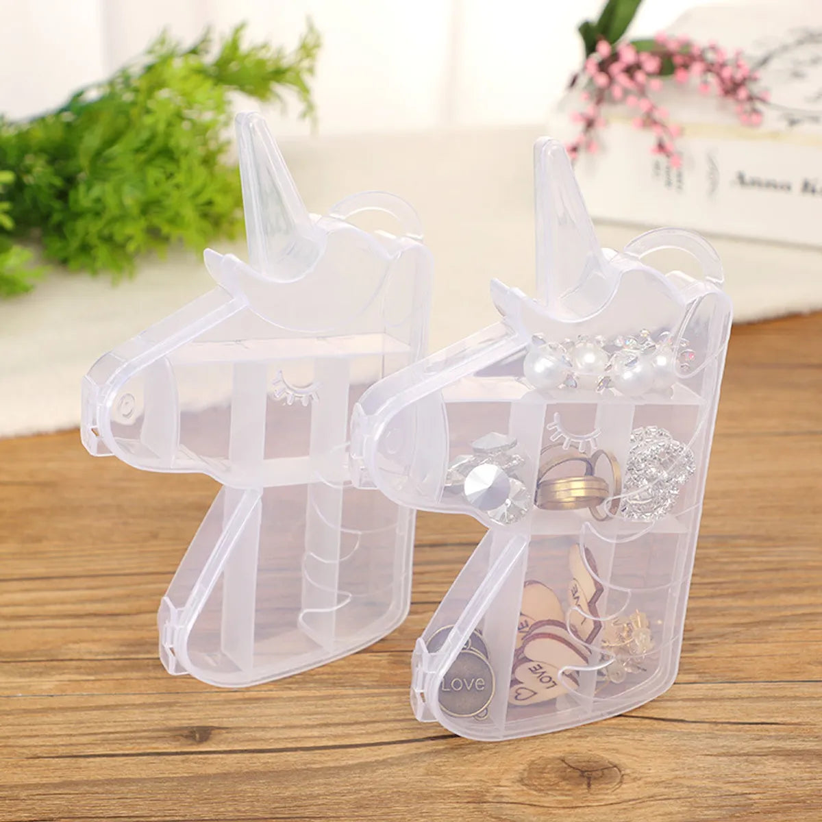 New Creative Dust-Proof  Cartoon Shape Jewelry Storage Box