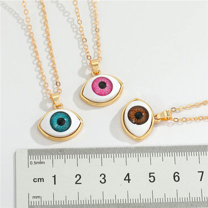 Wholesale Jewelry Fashion Eye Alloy Necklace