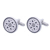 New Drip Oil Men'S Cufflinks To Buckle Fashion Diamond-Studded Metal Cuff Nails