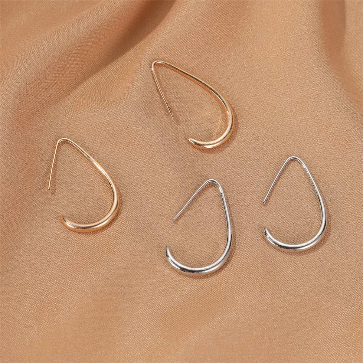 New Earrings Simple Water Drop Earrings Geometric Earrings Ear Hook Earrings Wholesale Gooddiy