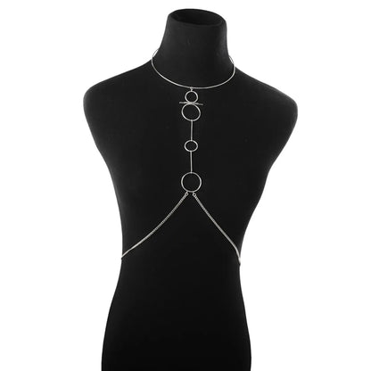 New European And American Fashion Circle Trendy Necklace Sexy Body Chain Waist Chain