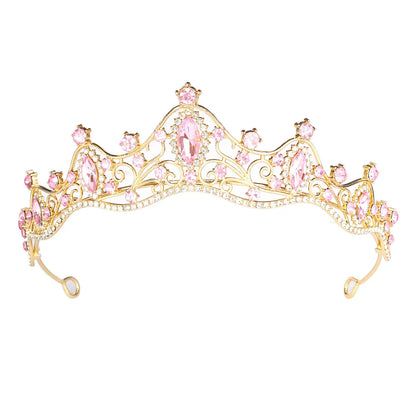 New Fashion Bride Crown Halloween Performance Dress Up Girl Crown Little Princess Birthday Party Crown