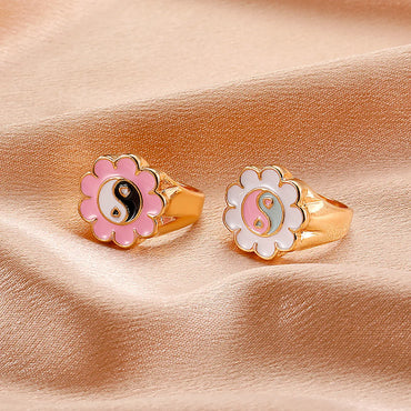 Fashion Geometric Alloy Plating No Inlaid Women's Rings