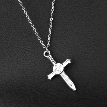 New Fashion Cross Sword Pendant Necklace Wholesale