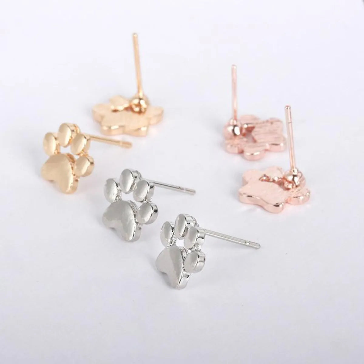 Simple Style Animal Plating Alloy No Inlaid Earrings