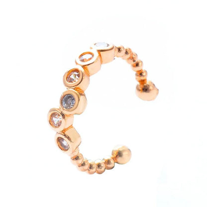 New Fashion Earrings Beads Ms. Ear Bone Clip U-Shaped Earrings Diamond Free Earrings Ear Clips Wholesale