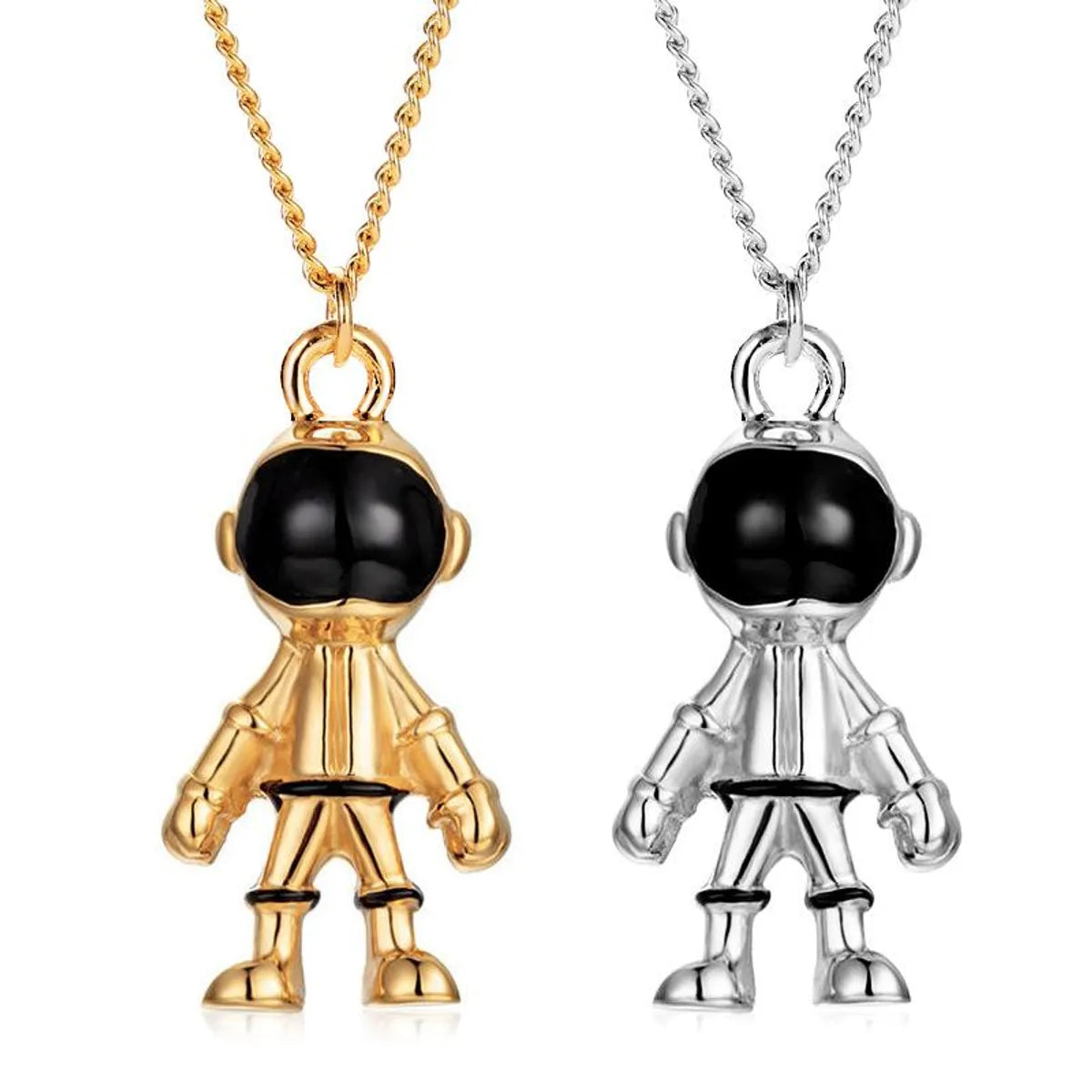 New Fashion Hip Hop Necklace Astronaut Necklace Yiwu Gooddiy Wholesale