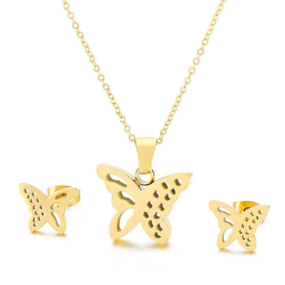 Fashion Animal 18K Gold Plated Titanium Steel Wholesale