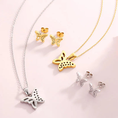 Fashion Animal 18K Gold Plated Titanium Steel Wholesale