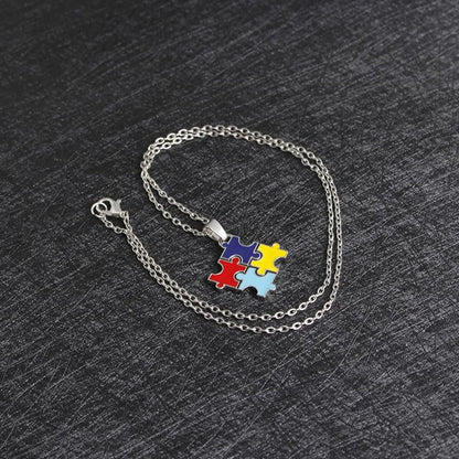 New Fashion Puzzle Necklace Yiwu Gooddiy Wholesale