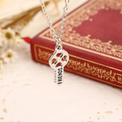 New Fashion Wild Heart Key Best Friends Best Friend Suit Necklace Wholesale