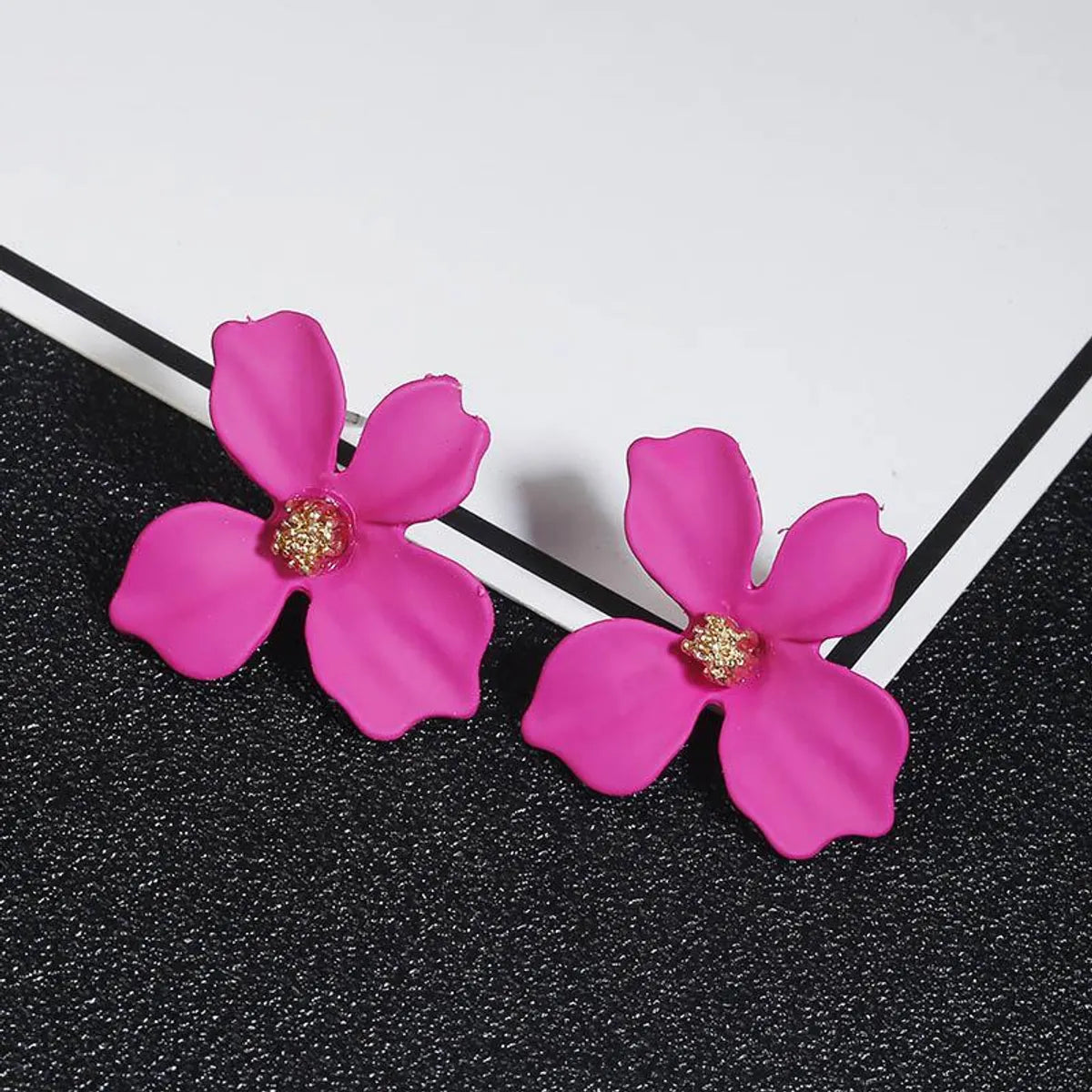 New Fresh Flower Alloy Earrings Nhpf145123