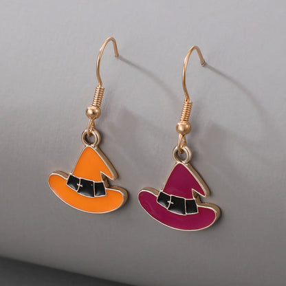 New Halloween Funny Pumpkin Ghosts Exaggerated Acrylic Earrings Wholesale