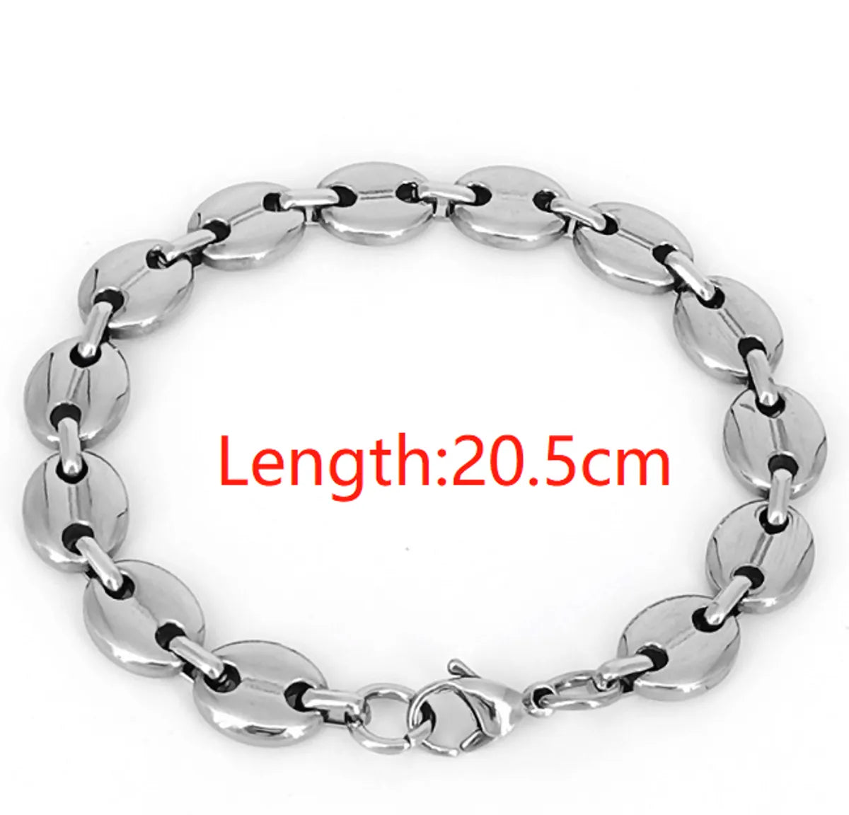 Fashion Titanium Steel No Inlaid Men'S Bracelets