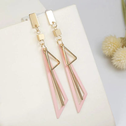 Geometric Plating Alloy No Inlaid Earrings