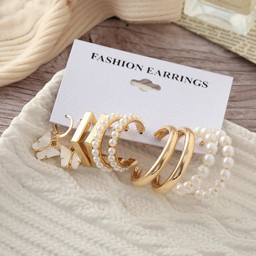 Fashion Letter Earrings