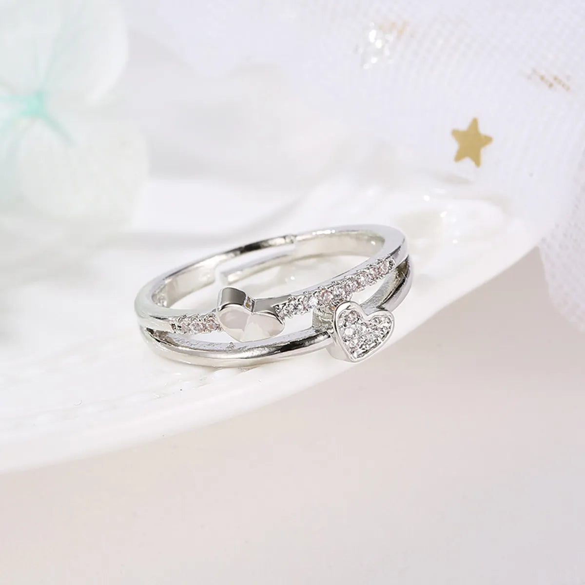 New Korean Creative Heart-to-heart Ring