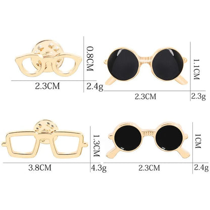 New Korean Fashion Creative Glasses Sunglasses Frame Pin Brooch Wholesale