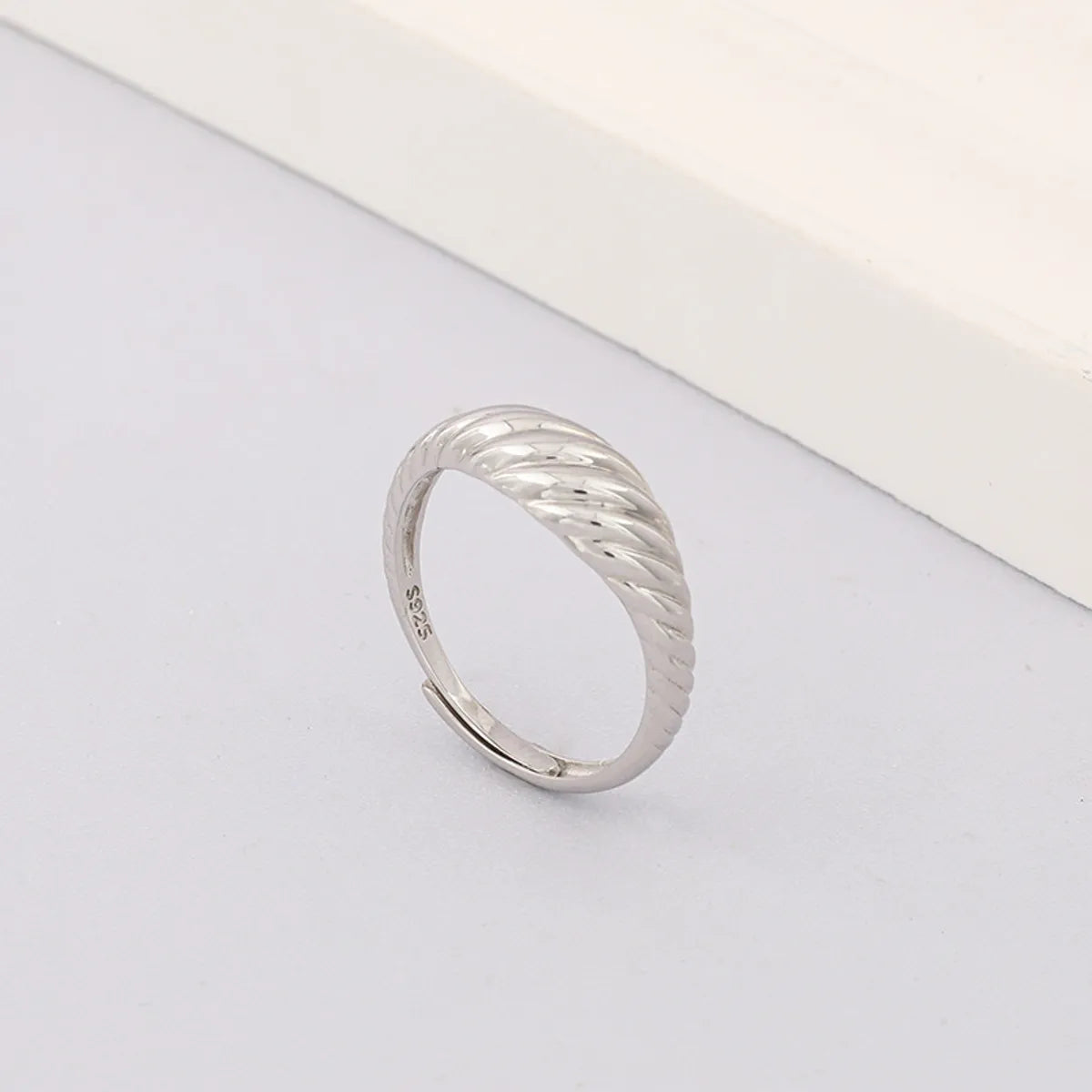 Tj1572 New Korean Style S925 Silver Ring Women's Simple Retro Multi-ring Winding Open Ring Personalized Silver Jewelry