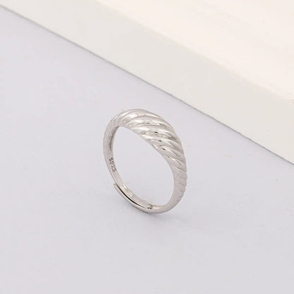 Tj1572 New Korean Style S925 Silver Ring Women's Simple Retro Multi-ring Winding Open Ring Personalized Silver Jewelry