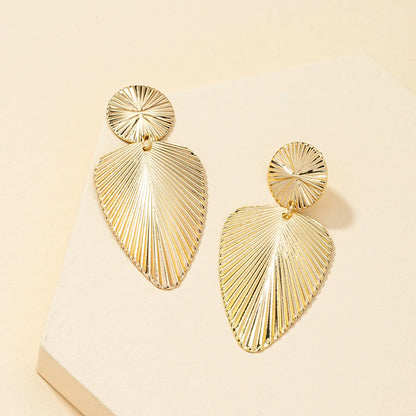 Lady Geometric No Inlaid Earrings