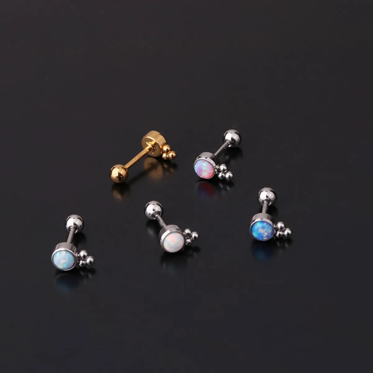 New Mini Screw Ball Single Earrings