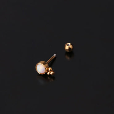 New Mini Screw Ball Single Earrings