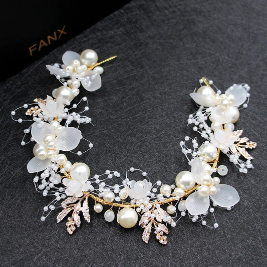 Women'S Elegant Flower Alloy Birdcage Veils