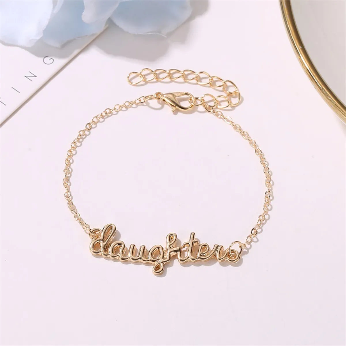 New Personality Letter Mother Daughter Parent-child Alloy Bracelet Wholesale