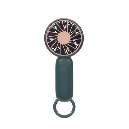 New Pocket Fan Handheld Mini Usb Charging Portable Carabiner Super Strong Wind Outdoor Fan Wholesale