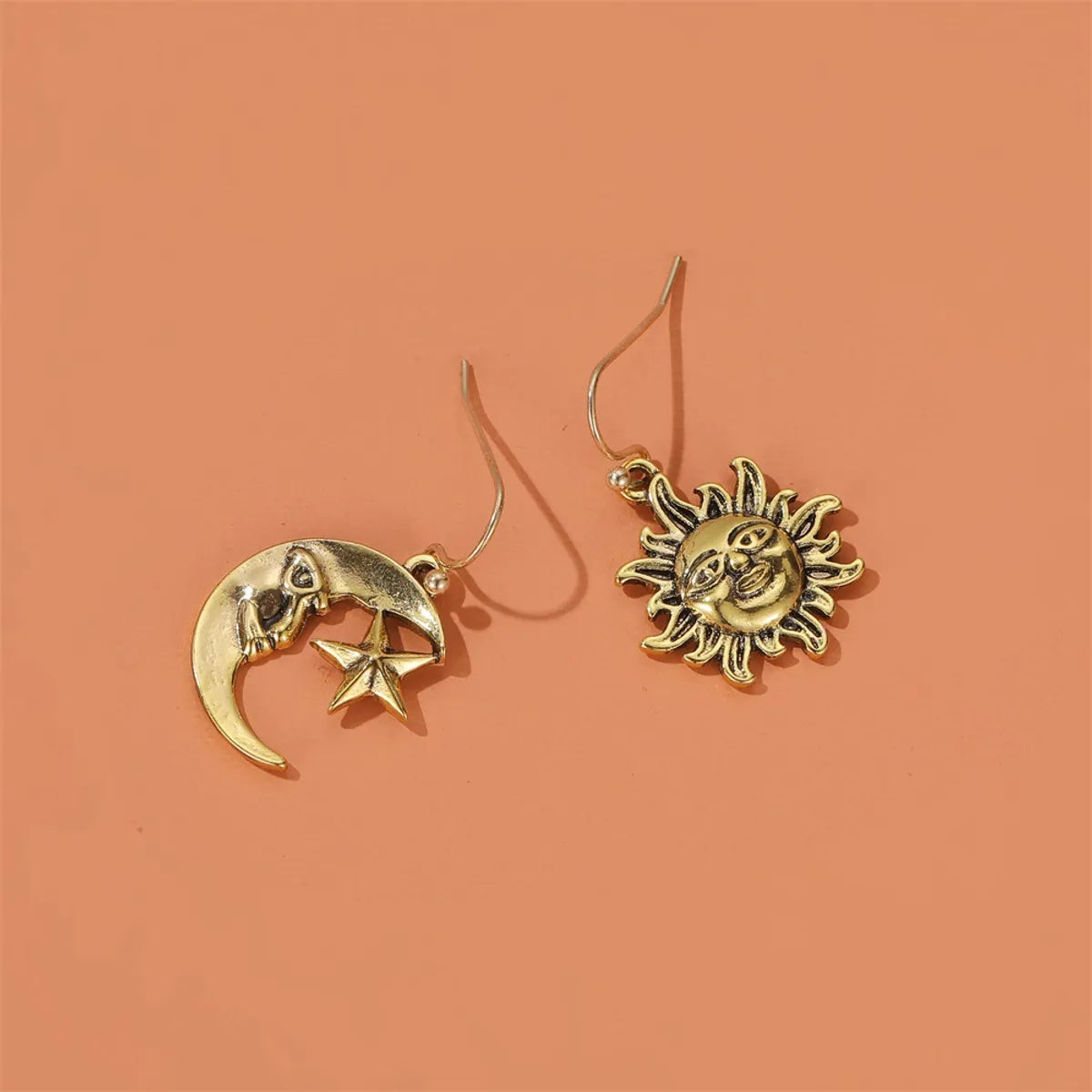 Simple Style Plating Alloy No Inlaid Earrings