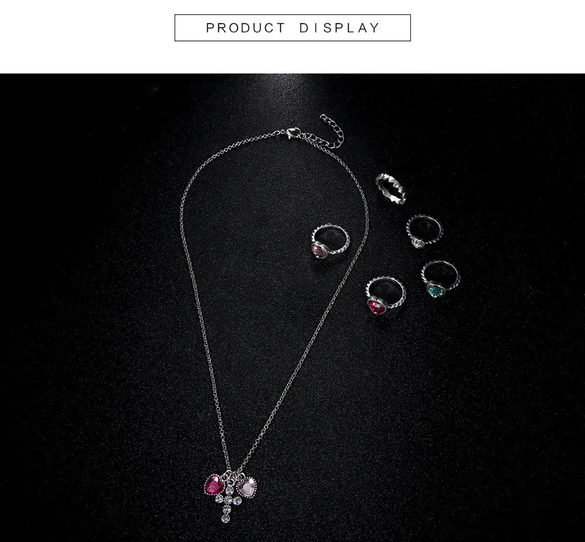 Fashion Geometric Alloy Plating Artificial Gemstones Women's