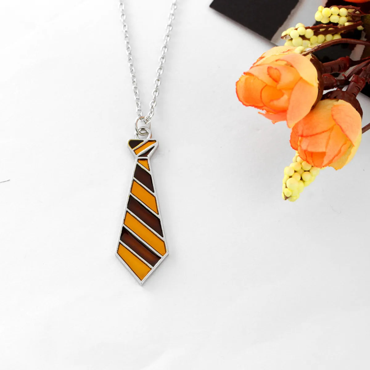 New Simple  Personality Dripping Color Tie Pendant Necklace Wholesale  Gooddiy Wholesale