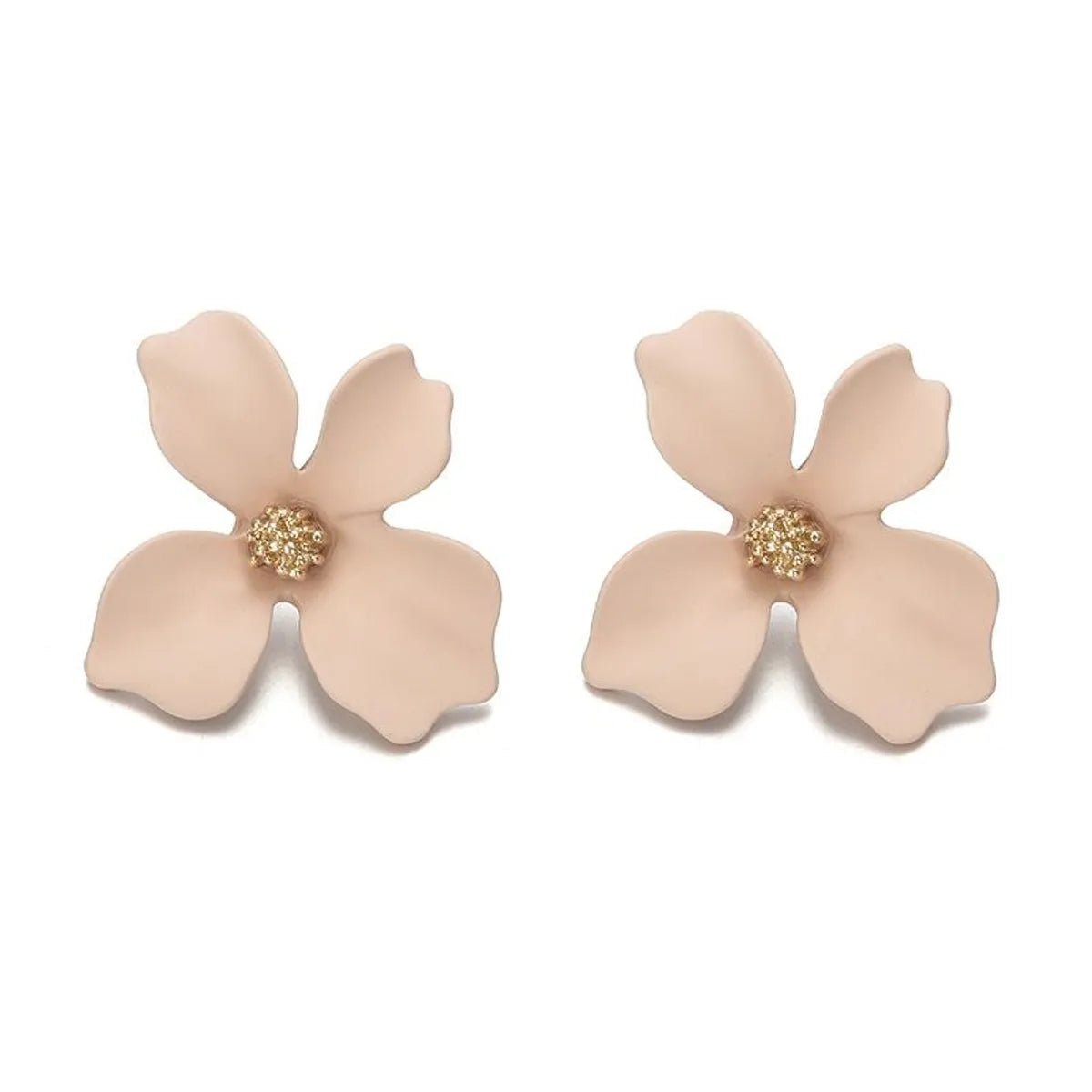 New Simple Sweet Flowers Stud Earrings Nhpf147196