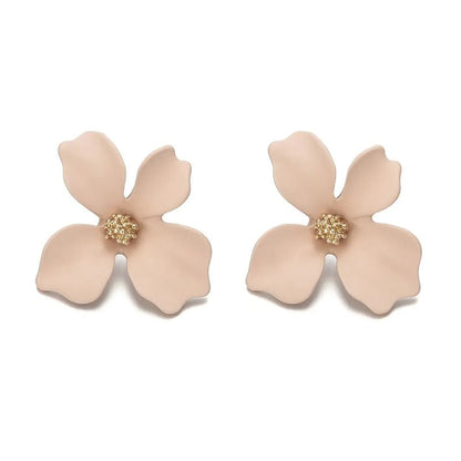 New Simple Sweet Flowers Stud Earrings Nhpf147196