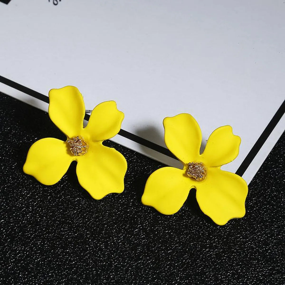 New Simple Sweet Flowers Stud Earrings Nhpf147196