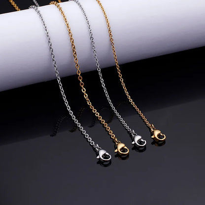 Titanium Steel 18K Gold Plated Fashion Geometric Necklace