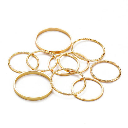 New Simple Twist Ring Set