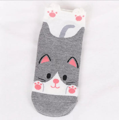 New Socks Wholesale Korean Fashion Female Cotton Socks Cartoon Cute Socks Boat Socks