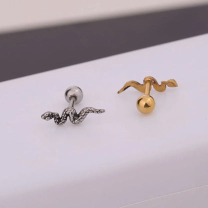 Ear Cartilage Rings & Studs Lady Moon 316 Stainless Steel  Plating