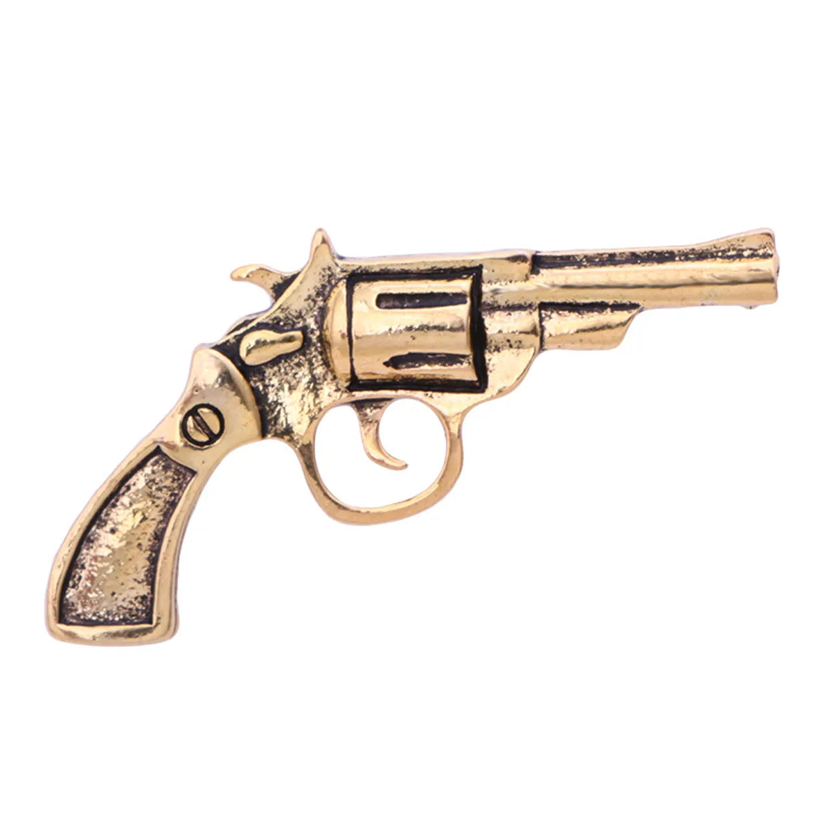 Fashion Pistol Alloy Zinc Plating Men'S Brooches