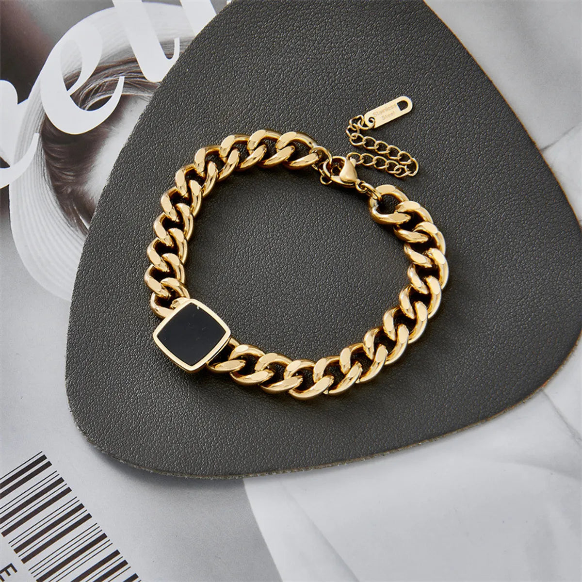 New Style Hip Hop Stainless Steel Thick Chain Bracelet