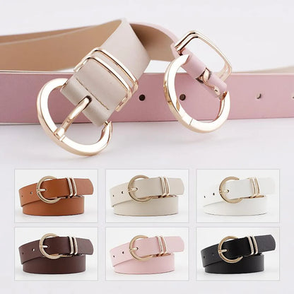 New Women'S Decorative Jeans Belt Wild Fashion Pin Buckle Simple Pants Belt