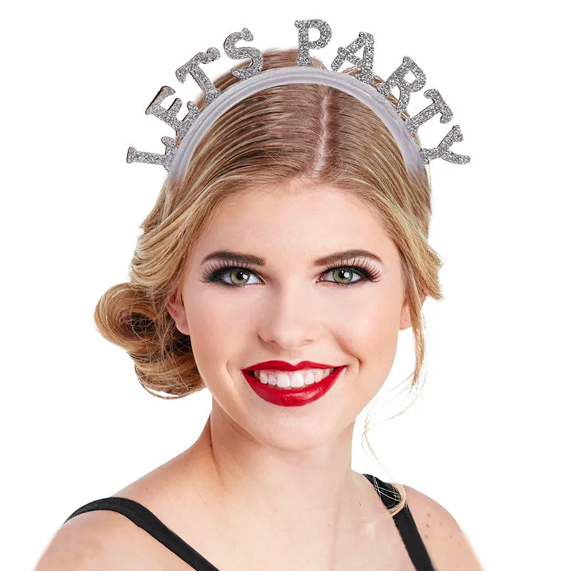 New Year Letter Plastic Party Costume Props