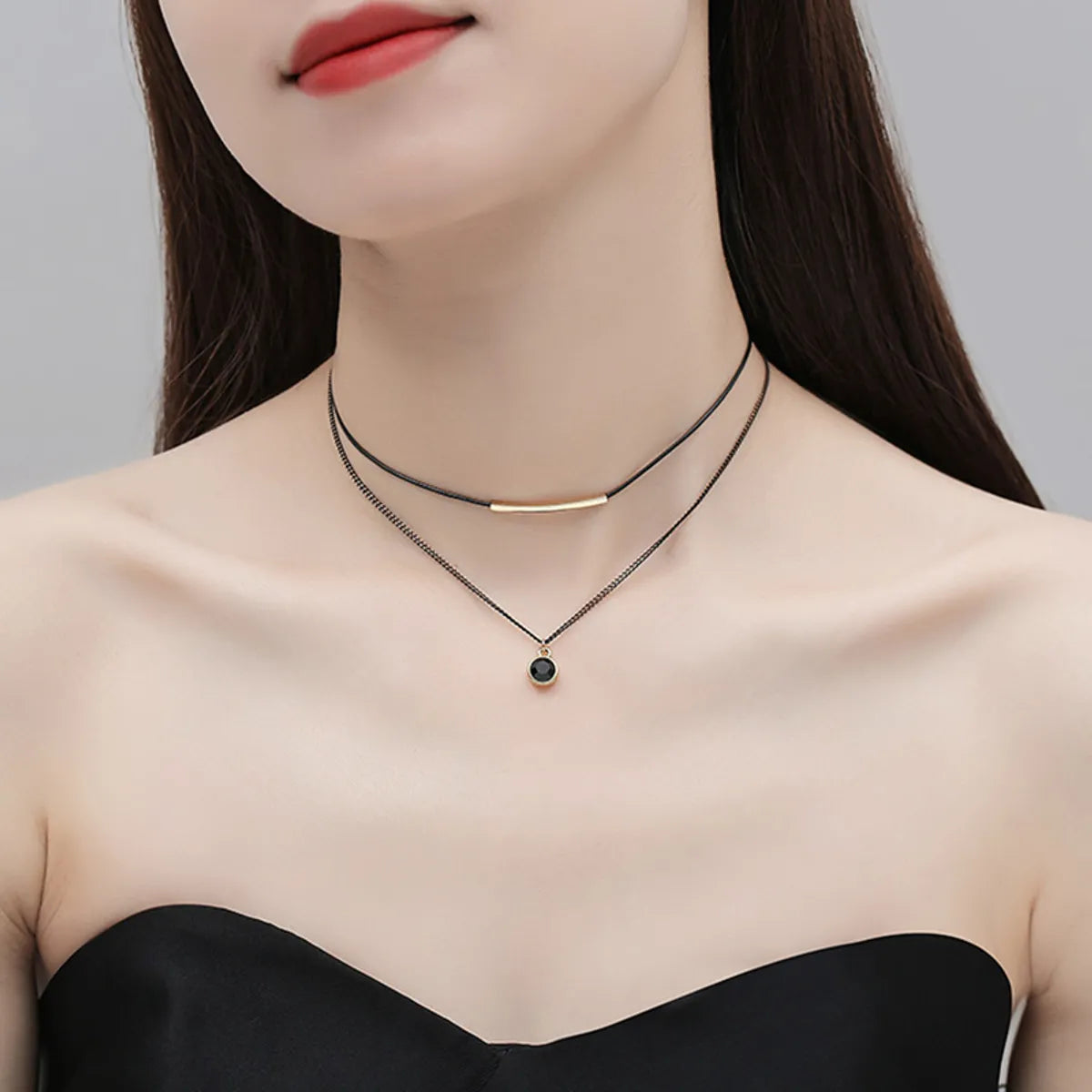 Fashion Geometric Alloy Wholesale Necklace