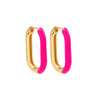 Nihaojewelry Jewelry Wholesale Fashion New Alloy Oil Drop U-Shaped Ear Buckle