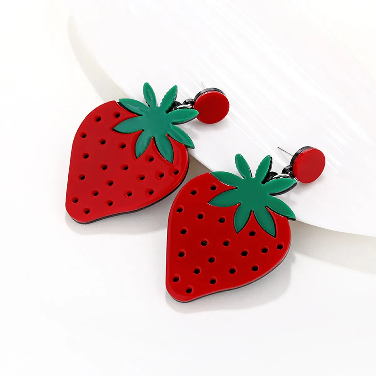 Gooddiy Jewelry Wholesale Simple Fruit Watermelon Strawberry Lemon Cherry Earrings